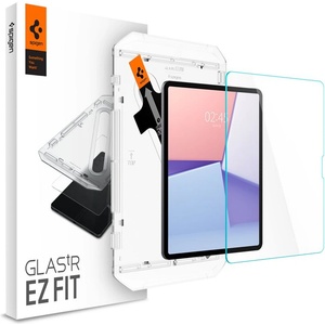 Spigen Tempered Glass GLAS. tR EZ Fit - висококачествено стъклено защитно покритие за дисплея на iPad Air 13 (2024) (прозрачно)
