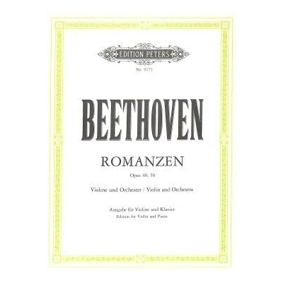 Romanzen op 40 + 50 pre husle a klavír od Beethoven Ludwig van