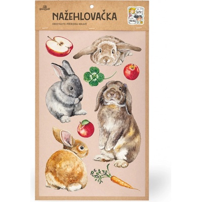 Lesní svět Nažehlovačka L 036 - Králíčci 1.
