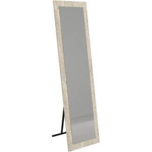 TopMebel Огледало за под и стена Lalu TopMebel от меламин в цвят травертин 40x150cm