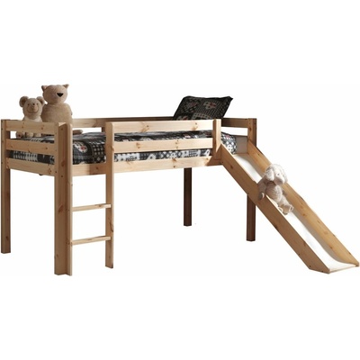 VIPACK Двуетажно легло от борова дървесина 90x200 cm в естествен цвят PINO - Vipack (PIHSGB10)