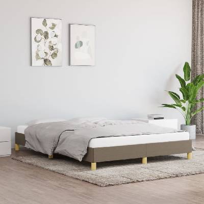zahrada-XL 346830 Rám postele bez matrace taupe textil