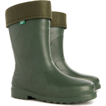 Demar Дамски гумени работни ботуши с топла стелка LUNA, зелени (D0220B)