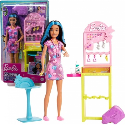 Barbie Skipper Pierwsza praca Przekłuwanie uszu Sada