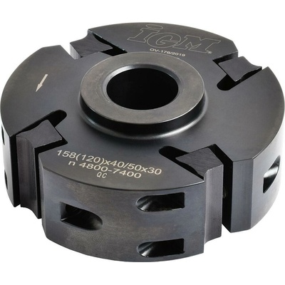 IGM Professional IGM Univerzálna frézovacia hlava MEC - D120x40-50 d30 Z4 OCEĽ F022-12031