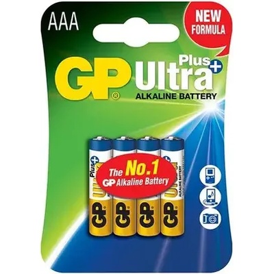 GP Batteries Алкална батерия gp ultra plus lr03 aaa /4 бр. в опаковка/ блистер 1.5v (gp-ba-24aup-u4)