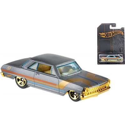 INTEREST Angličák Hot Wheels Satin and Chrome 63 Chevy II.