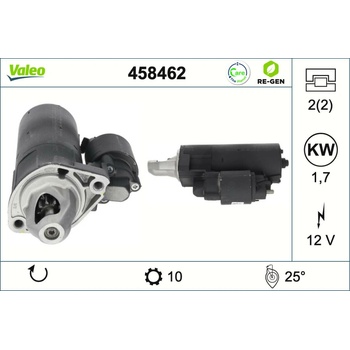 Štartér VALEO 458462