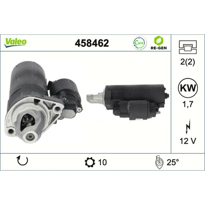 Štartér VALEO 458462