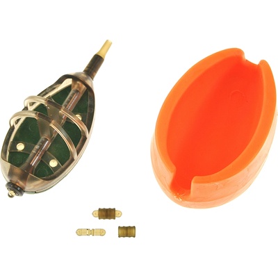 FEEDERS+MOLD+QUICK CONNECT RELEASE BEADS - Jaxon method feeder krmíka sestava 2ks krmítko, 1 forma a 5 konektorů