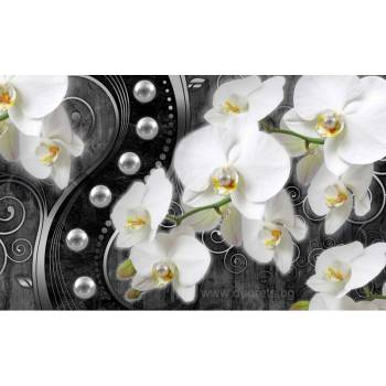 Фототапет Абстракция орхидеи 6 3d xl