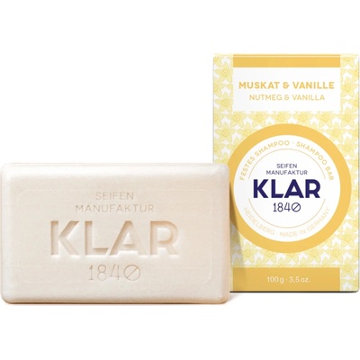 KLAR Tuhý šampon s muškátovým oříškem a vanilkou 100 g