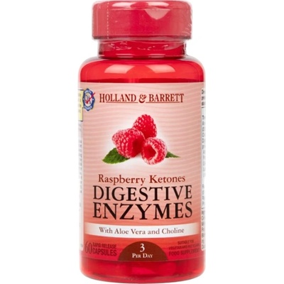 Holland & Barrett Raspberry Ketones Digestive Enzymes [60 капсули]