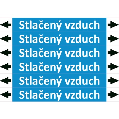Nadrzenapalivo.cz Značení potrubí ISO 20560, stlačený vzduch PZAL 008332