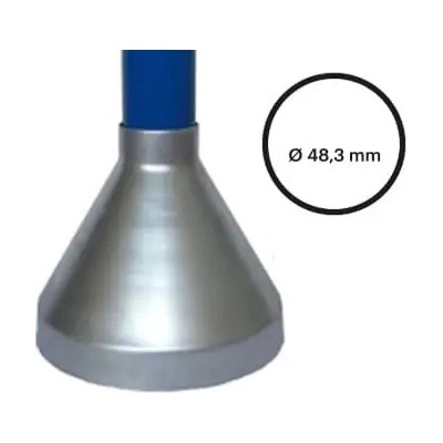 Konstrukční fitinka, spojka ocelových trubek pr. 48,3 mm – krytka 192-D48
