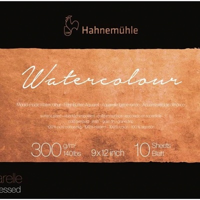 Hahnemühle The callection akvarelový blok 300 GR M2 100 % bavlna drsný 10 listov 30 x 40 cm