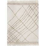Flair Rugs Кремав ръчно изработен килим със смес от вълна 200x300 cm Astera Linear - Flair Rugs (503119377756)