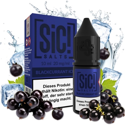 Sic! Salt Blackcurrant Ice 10 ml 20 mg