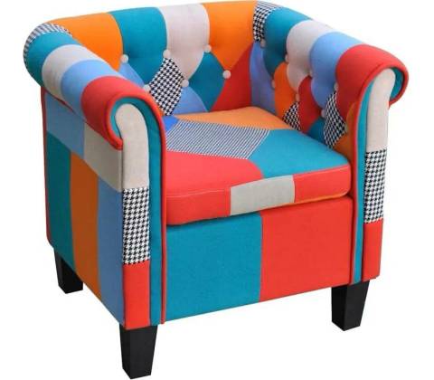 vidaXL patchwork textilní 241027