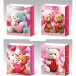 Armtoys ПОДАРЪЧНА ЧАНТА МЕЧЕ СЪС СЪРЦЕ 32*26*10 4 ВИДА