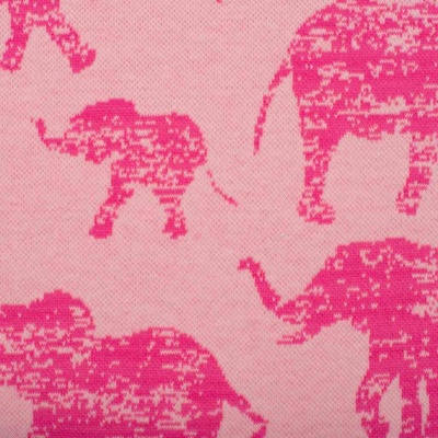 Baby Service dojčenký kabátik Slony ružový