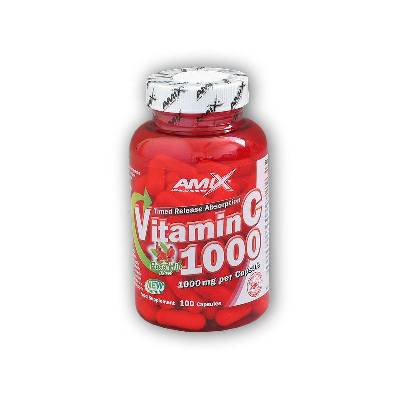 Amix Vitamin C 1000mg + Rose Hips 100 kapslí