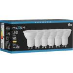 Mexen Nova 6x LED крушка GU10, 5W, Топла - 3000K, 525 lm - L107-GU10-0530-01x06 (L107-GU10-0530-01x06)