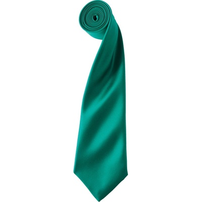 Premier Workwear Saténová kravata Emerald