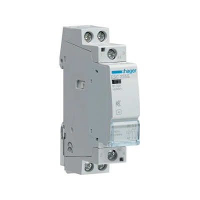 HAGER Stykač ESC225S 2S 25A 2,2W 230VAC ESC225S