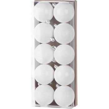 MagicHome Gule 10 ks biele na vianočný stromček 6 cm
