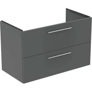 Ideal Standard i. Life B - Шкафче за умивалник, 100x63x51 см, 2 чекмеджета, дясно, сив матов кварц T5585NG (T5585NG)