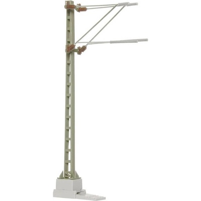 Viessmann H0 Trolejový sloup s dvojitým výložníkem 9,9 cm 4113