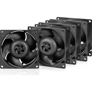 ARCTIC S8038-10K Black PWM 80mm 4-pack (ACFAN00291A)