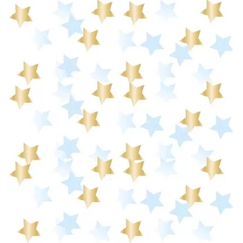 Konfety zlato-biele hviezdičky