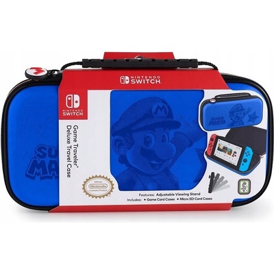 BigBen Nintendo Switch Travel Case Mario Blue