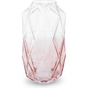 Premier Housewares Розова стъклена ваза (височина 28 cm) Brice - Premier Housewares (1411580)