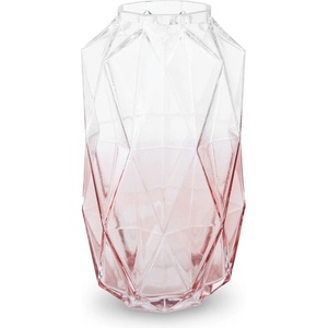 Premier Housewares Розова стъклена ваза (височина 28 cm) Brice - Premier Housewares (1411580)