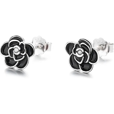 Majya stříbrné náušnice ROSES 10133