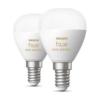 Philips HUE 8719514491168 Hue White žiarovka LED E14 5,1W, 470lm, 2200-6500K, stmievateľná