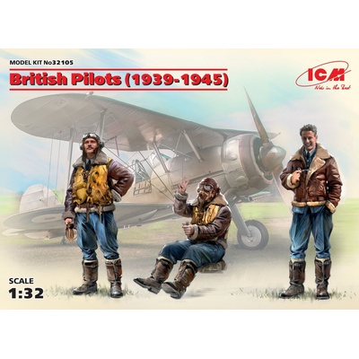 ICM British Pilots 1939-1945 3 figúrky 1:32
