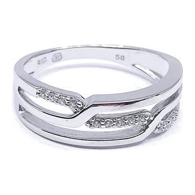 Jan Kos jewellery Stříbrný prsten MHT 3070 SW