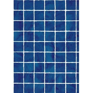 ELBE Фолио за басейн Supra Premium Line - Azure Mosaic - Дебелина 1, 5 mm / 25 x 1, 65 m (9530300189)