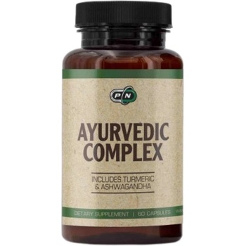 Image 1 of PURE Nutrition USA Ayurvedic Complex | with Turmeric & Ashwagandha [60 капсули]