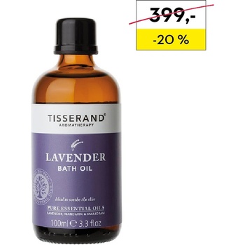 Tisserand Bath Oil De-Stress Blend relaxační koupelový olej s levandulí 100 ml