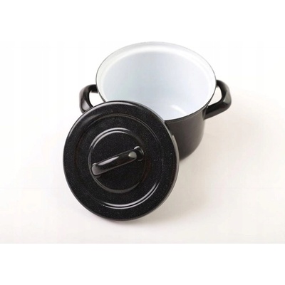 Beryl Hrnec s poklicí 12 cm 1,0 l černý