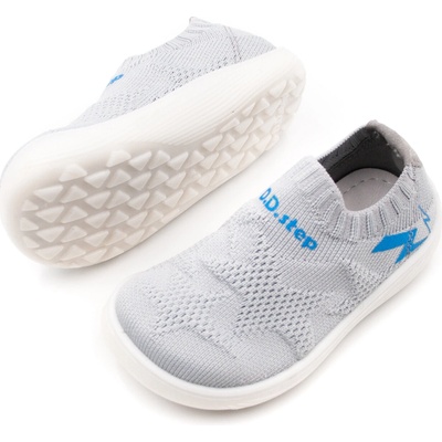 D.D.Step detské barefoot sieťované tenisky 093 light grey