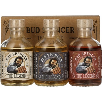 BUD SPENCER THE LEGEND MINISET 3 X 0.05 L 42.7% (kazeta)