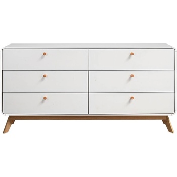 Støraa Бял нисък скрин 150x74 cm Caitlin - Støraa (5651251)