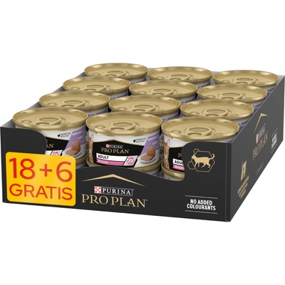 Pro Plan Adult Delicate s morčacím mäsom 24 x 85 g