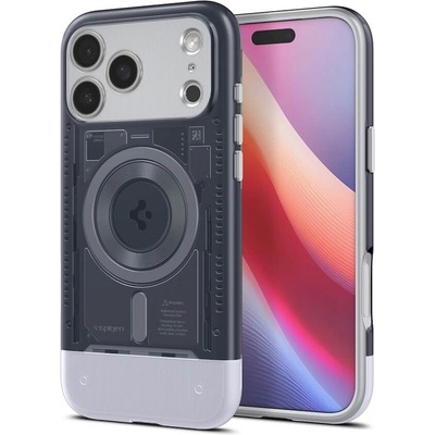Spigen Хибриден удароустойчив кейс с висока степен на защита с MagSafe за iPhone 17 Pro - Spigen Classic C1 MagSafe Case (черен) (ACS10357)